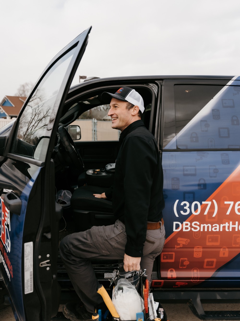 D.B. Smart Homes and Security technician